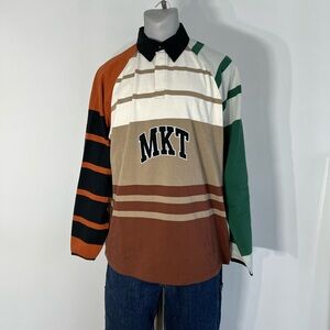 Brand New Market Rugby Striped Polo